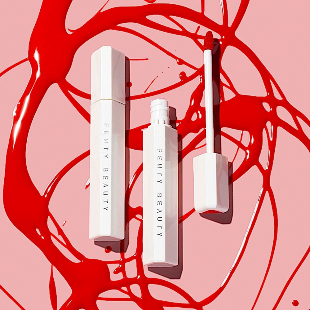 New Fenty Beauty Poutsicle hydrating lip stain zesty bestie red full size